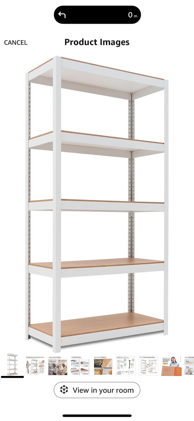 5-Shelf Organizing Rack