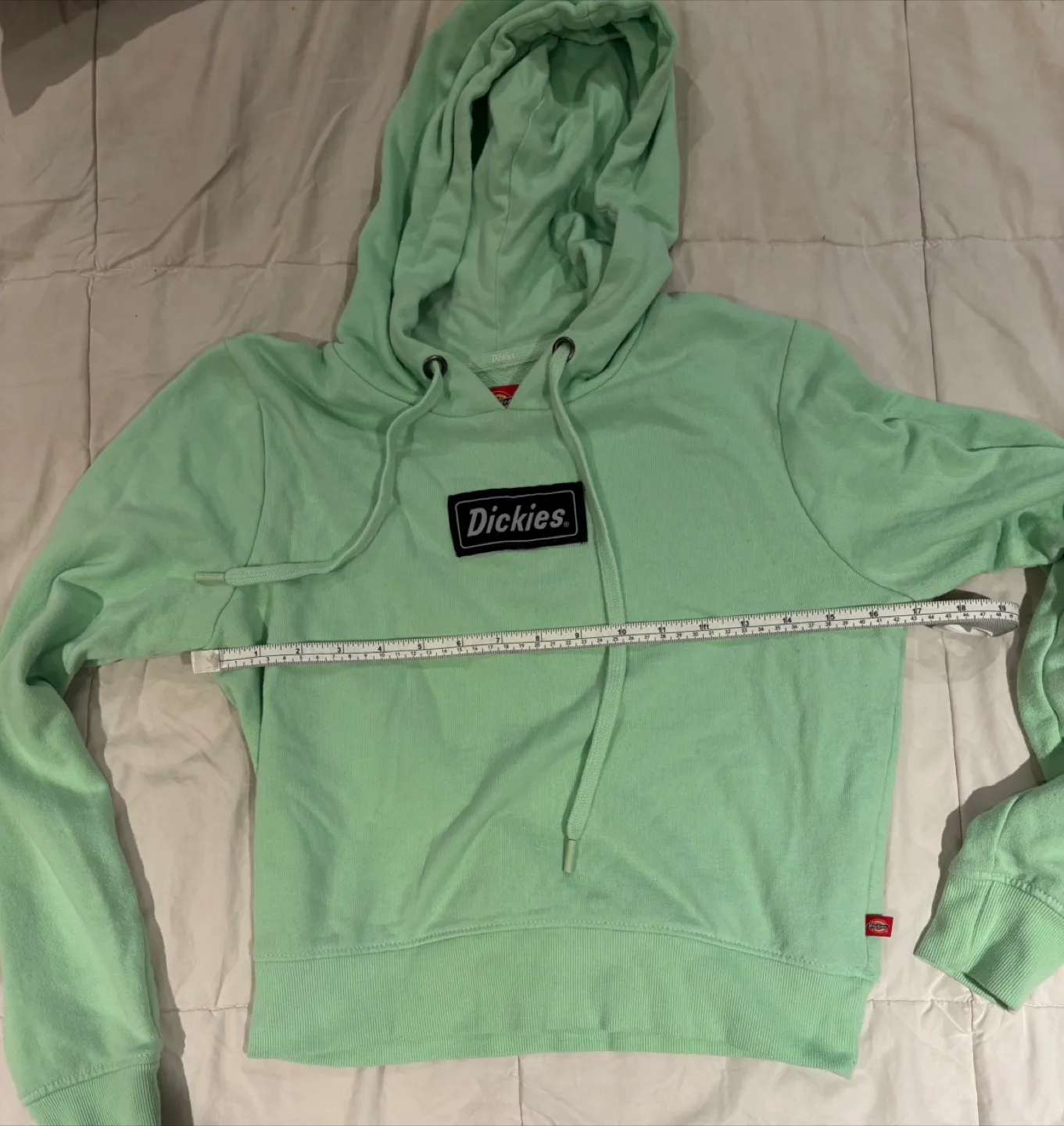 Dickies Mint Green Crop Hoodie Women’s Size S image indicator(4)