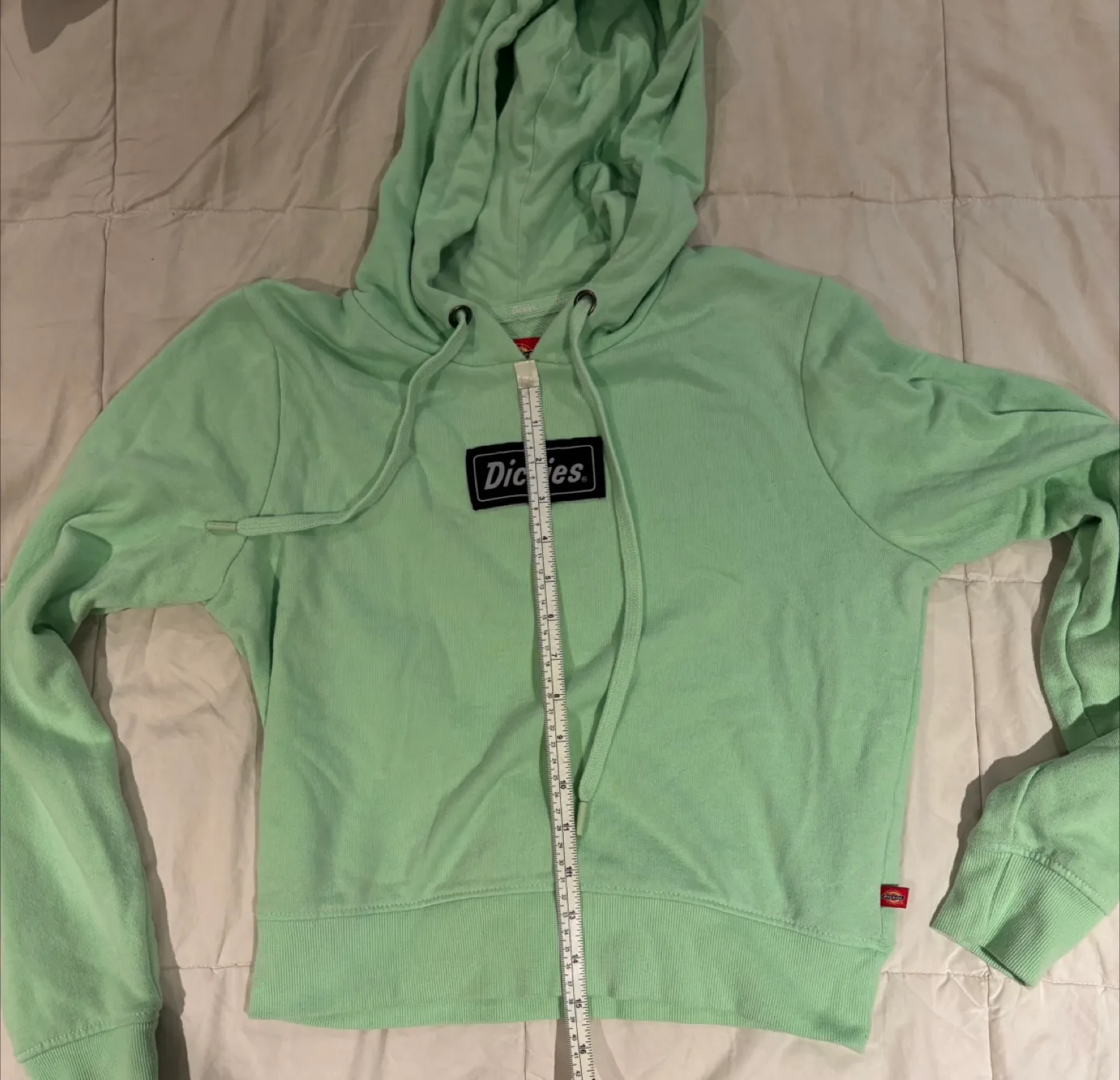Dickies Mint Green Crop Hoodie Women’s Size S image indicator(5)