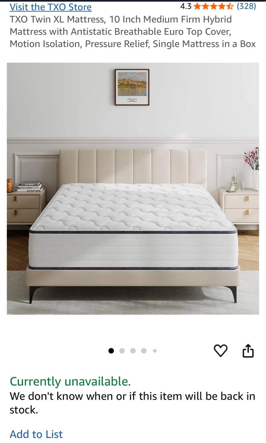Twin XL mattress Excellent condition - photo 3
