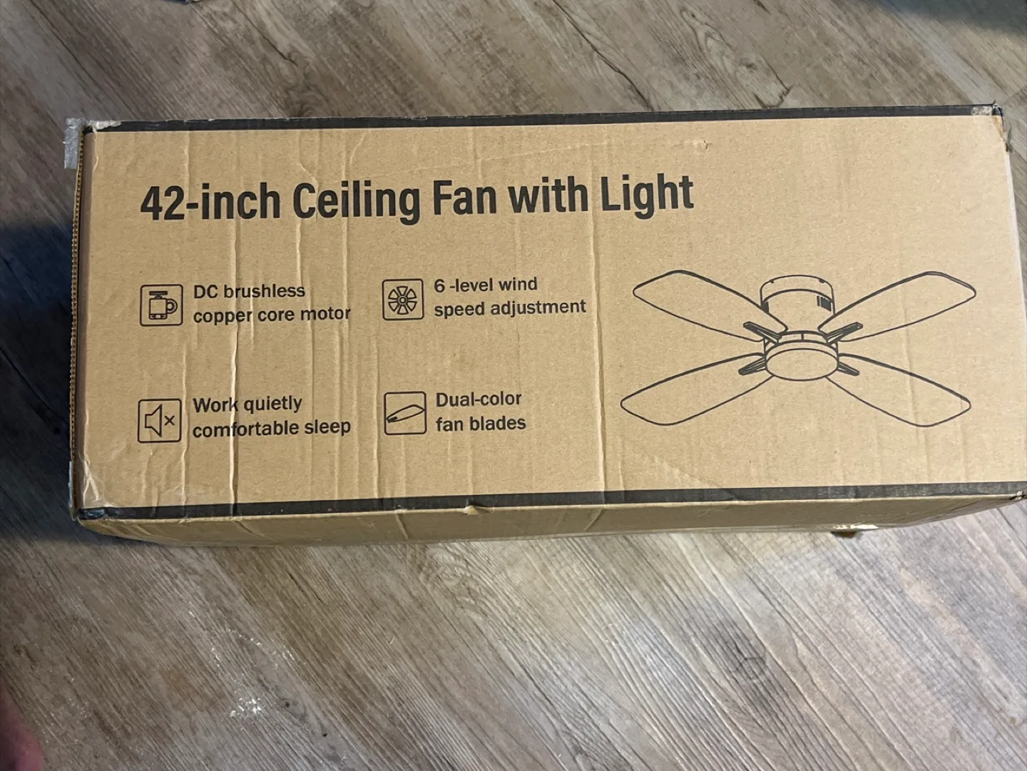 42-inch Ceiling Fan with Light thumbnail