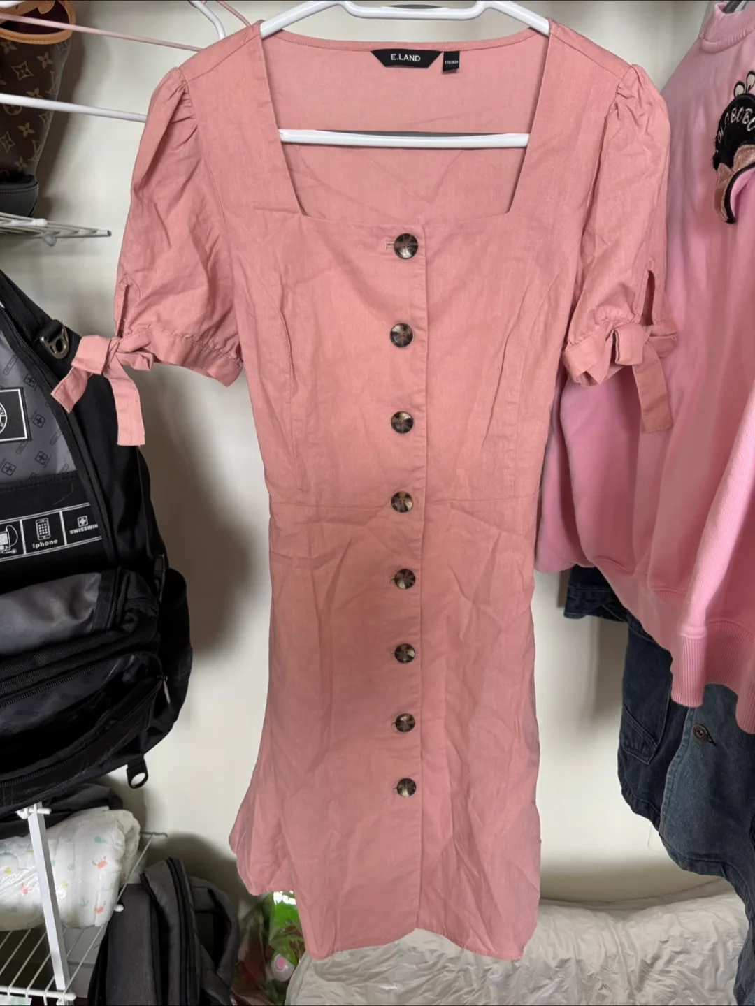 Pink Button-Up Dress thumbnail