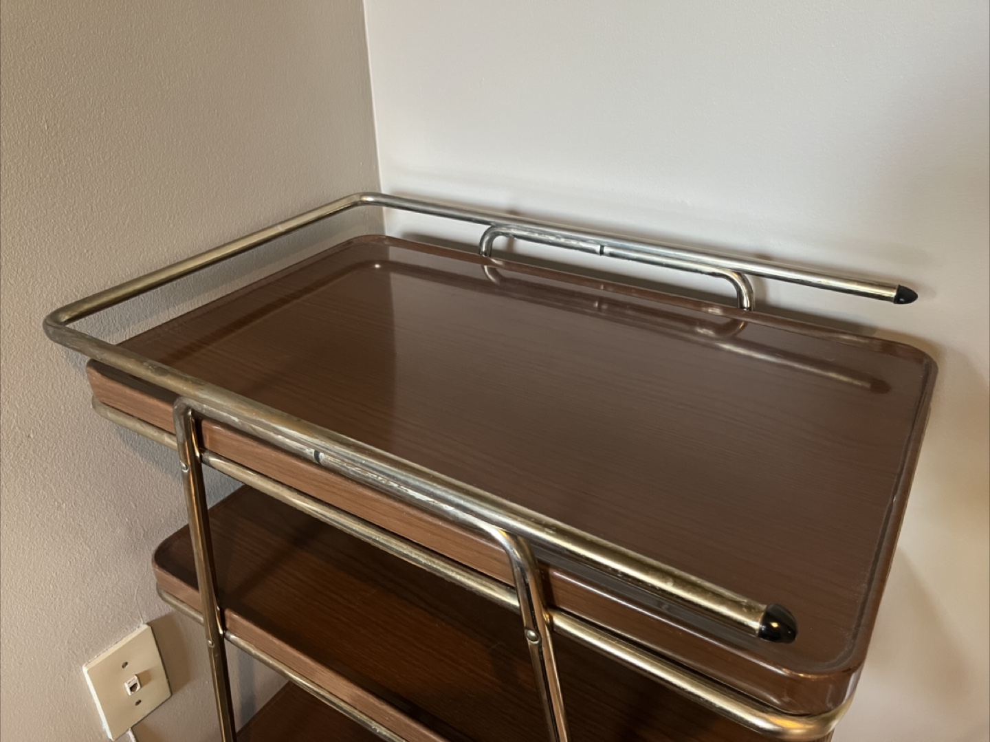 Vintage MCM bar cart - photo 3
