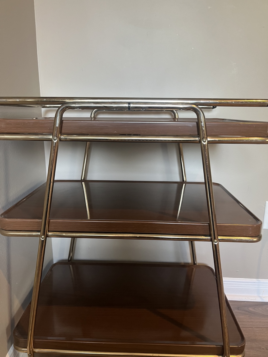 Vintage MCM bar cart - photo 2