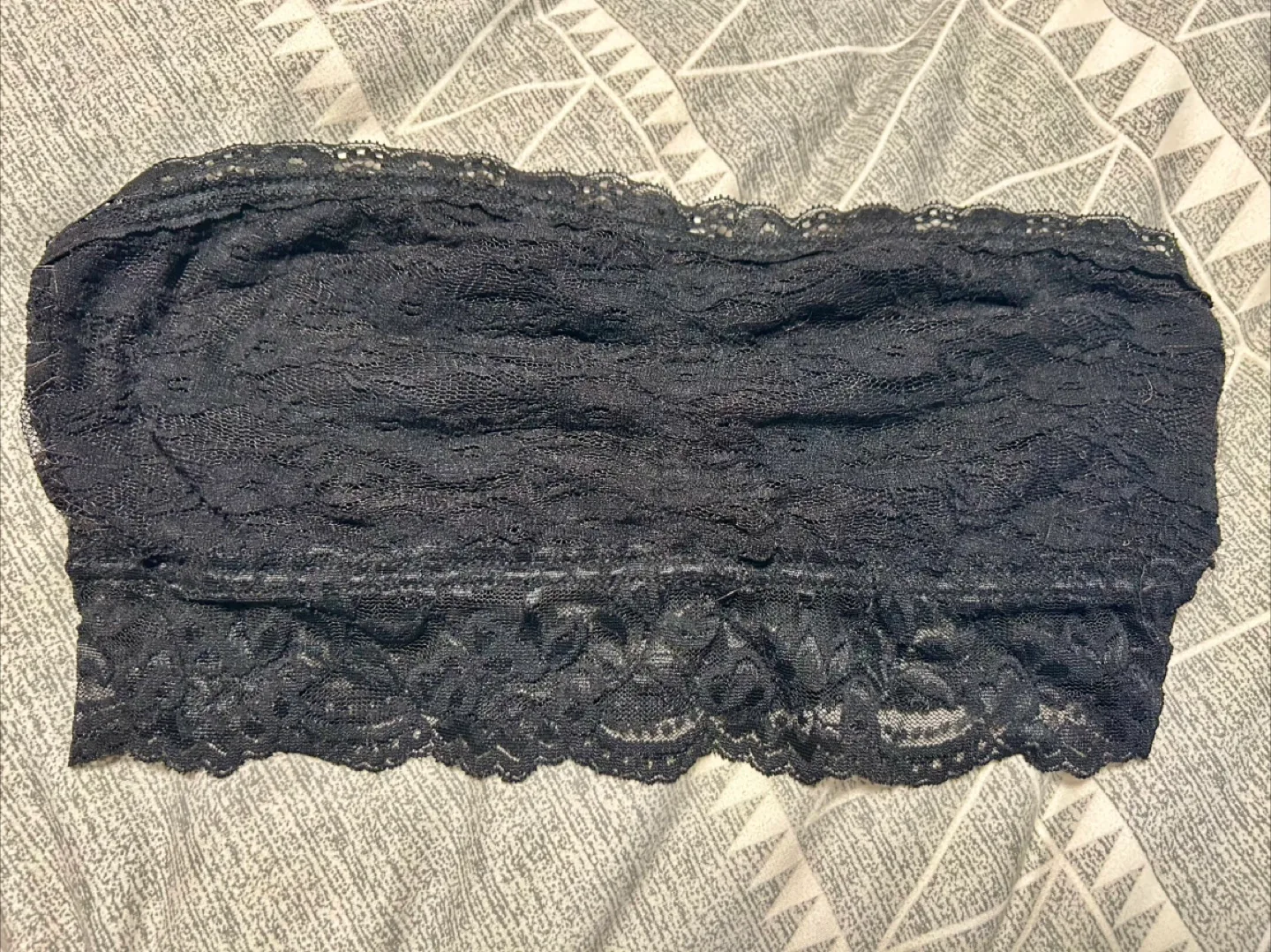 Black Lace Bandeau Top thumbnail