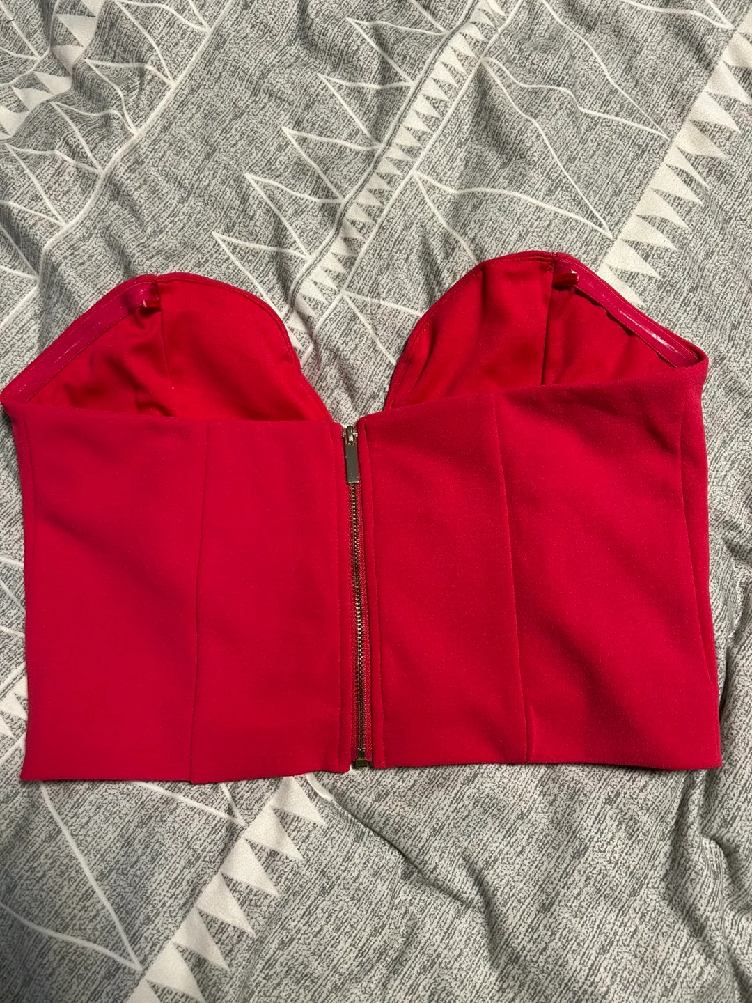 Pink Strapless Top image indicator(2)