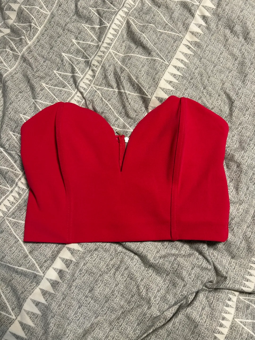 Pink Strapless Top thumbnail