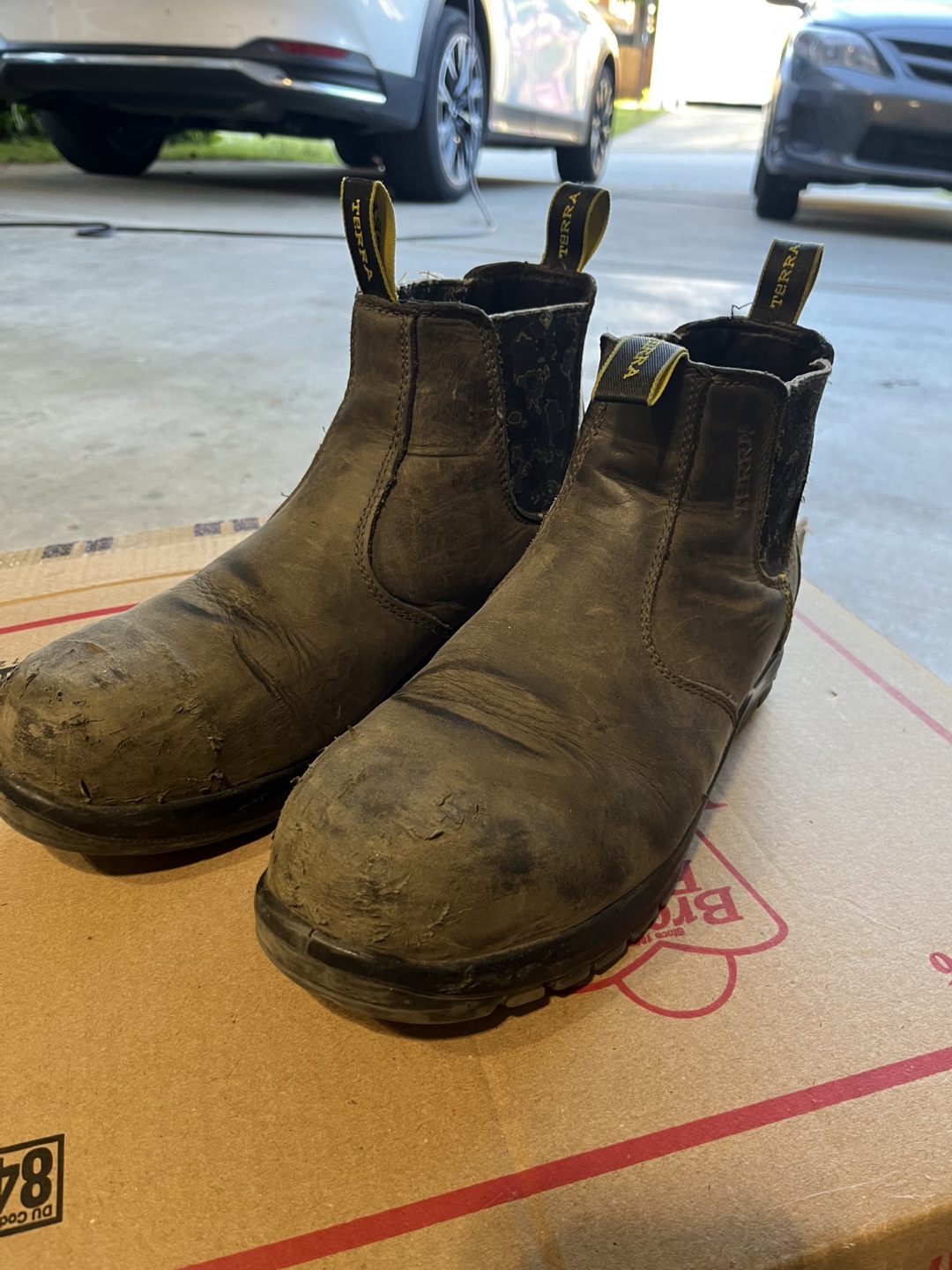 Used Terra Work Boots