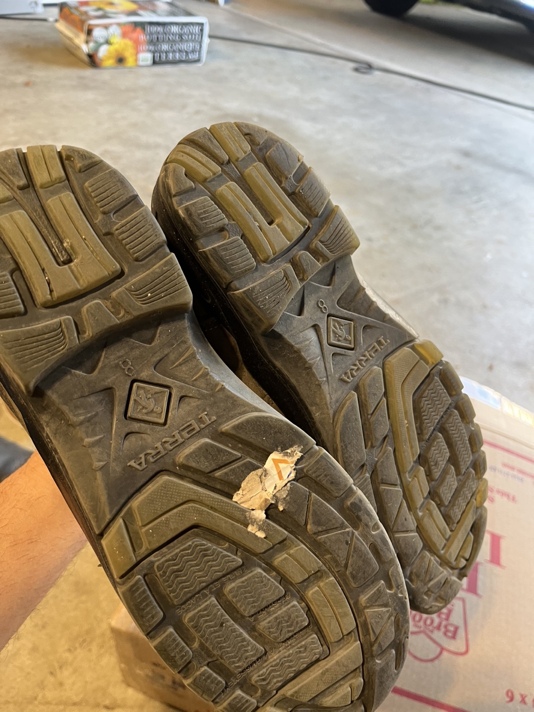 Used Terra Work Boots - photo 2