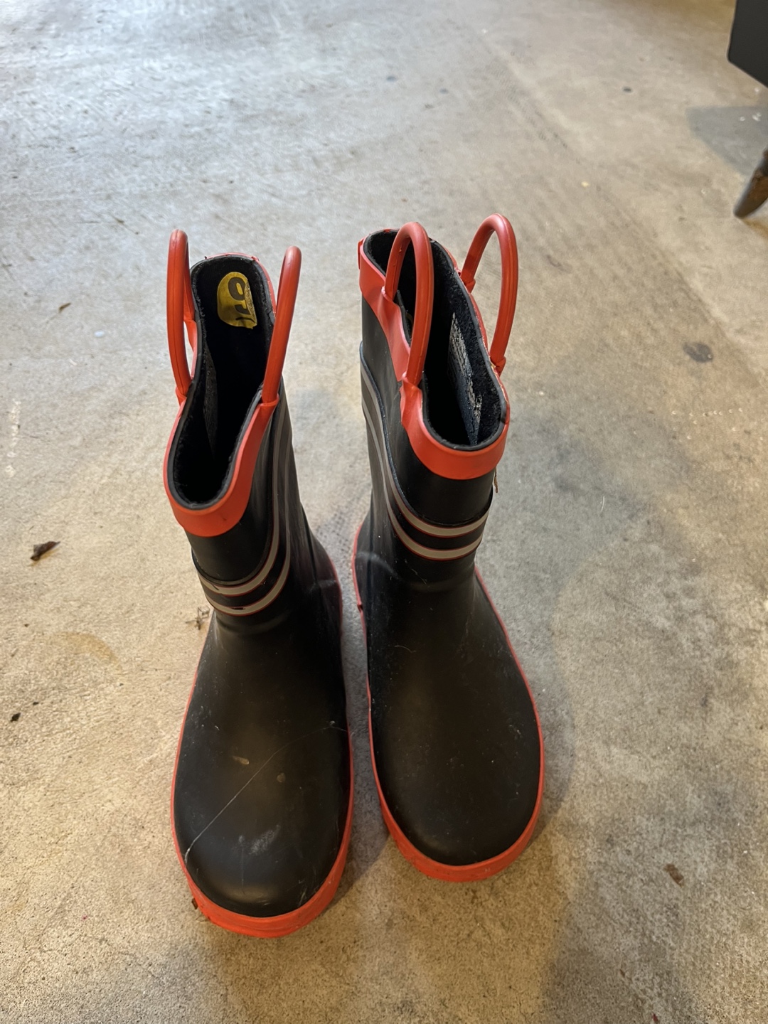 Kids Rubber Boots with Pull Handles - photo 2