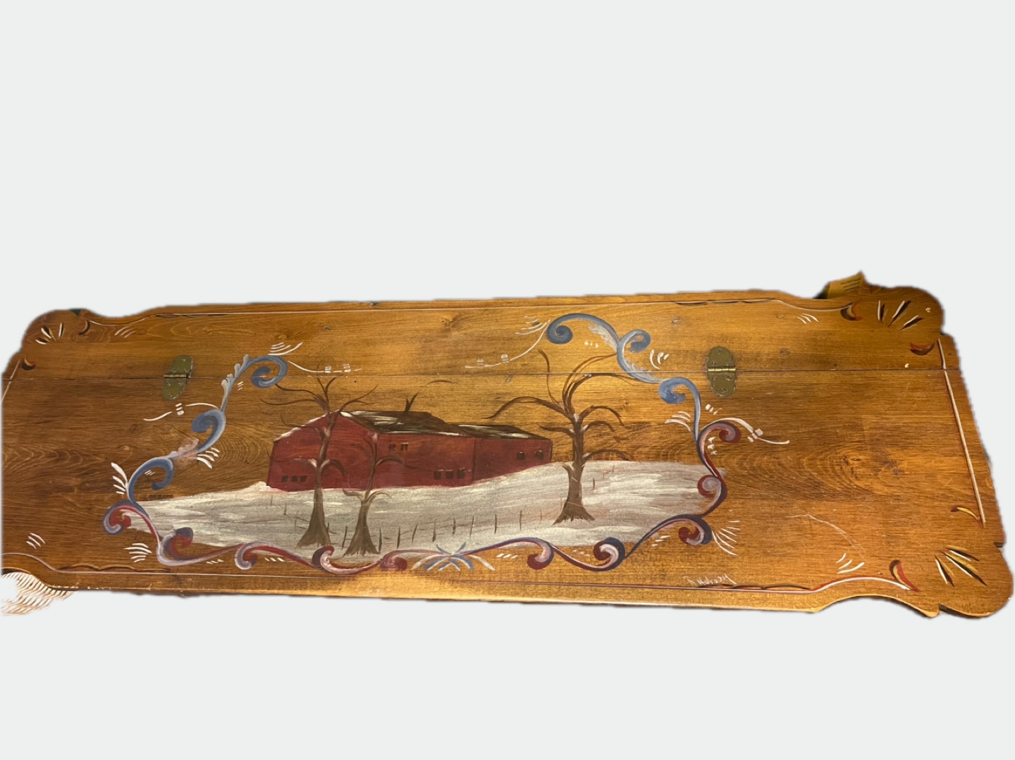 Antique Hand Painted Console Table - photo 3