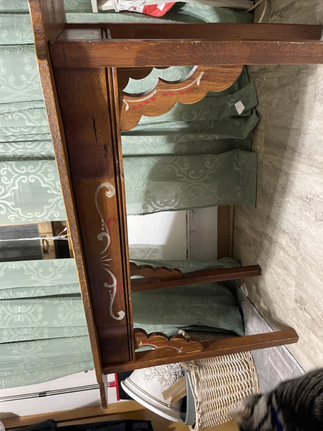 Antique Hand Painted Console Table - photo 4