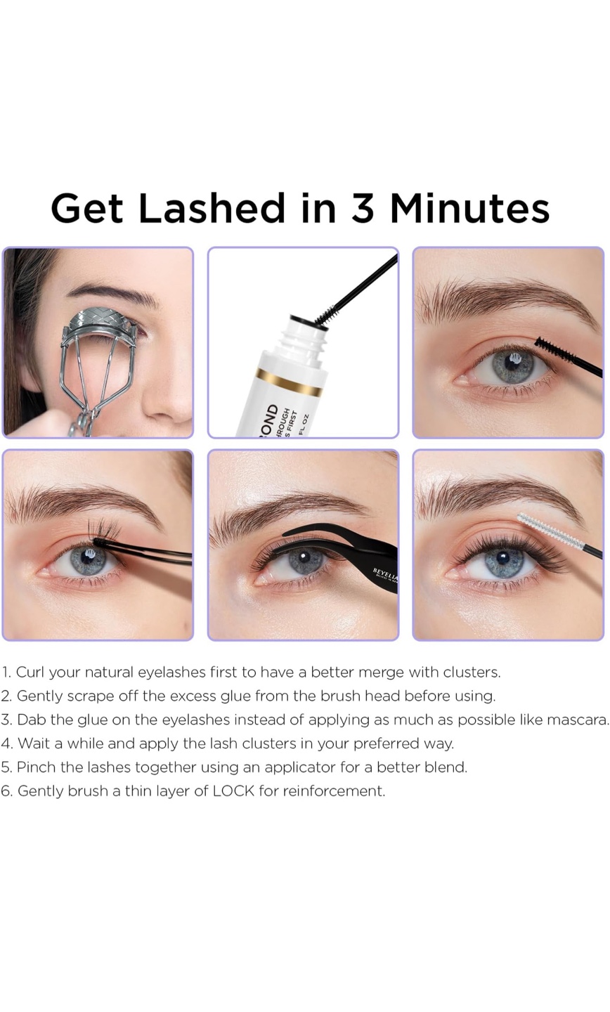 BEYELIAN Lash Bond and Seal, Cluster Lash Glue for Individual - photo 2