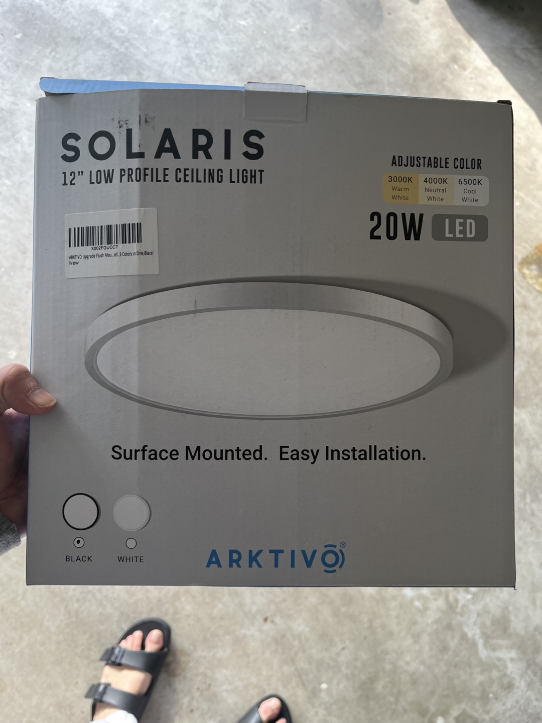 SOLARIS 12" Low Profile Ceiling Light