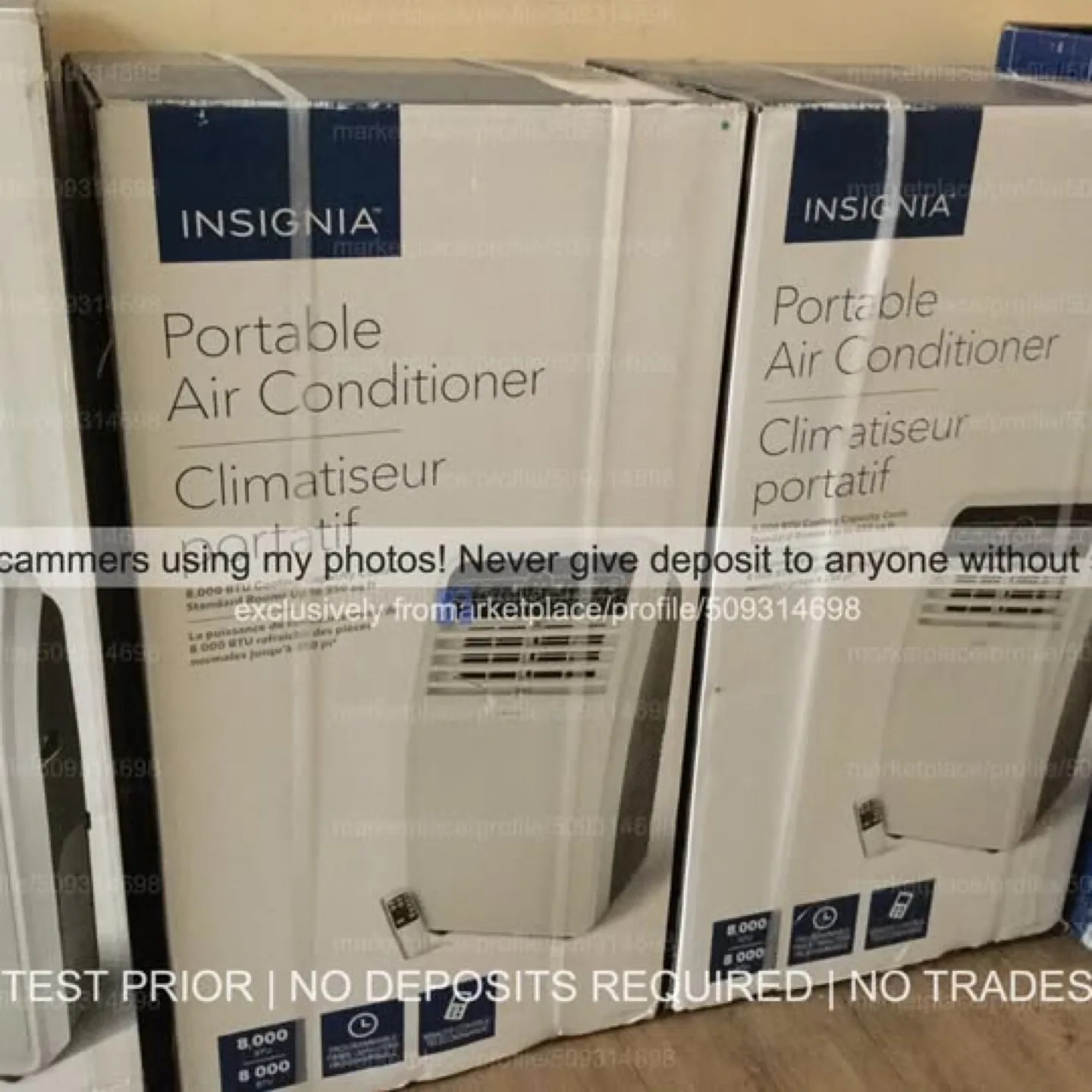 NEW! Insignia Portable Air Conditioner 8K BTU | 350 SQ FT