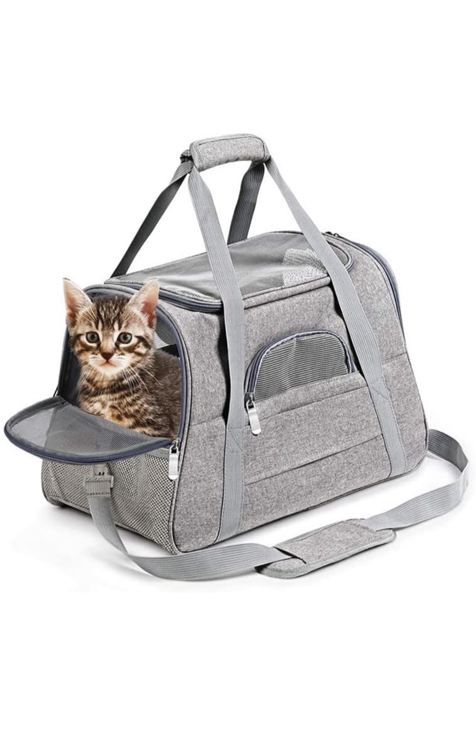 Pet Carrier Airline Approved Portable Soft Sides for Cat dog
