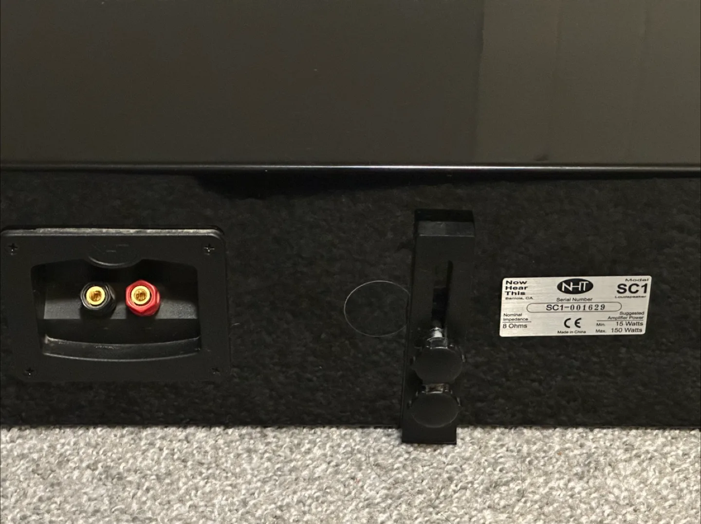 NHT SC1 centre channel speaker with manual image indicator(8)