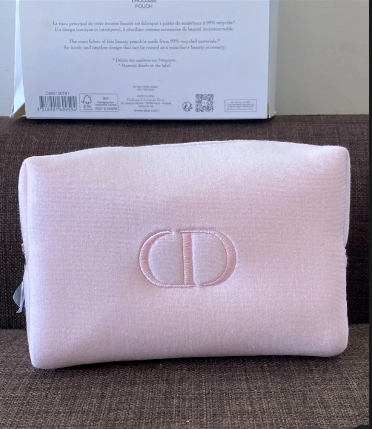Dior Pink Cosmetic Bag image indicator(6)