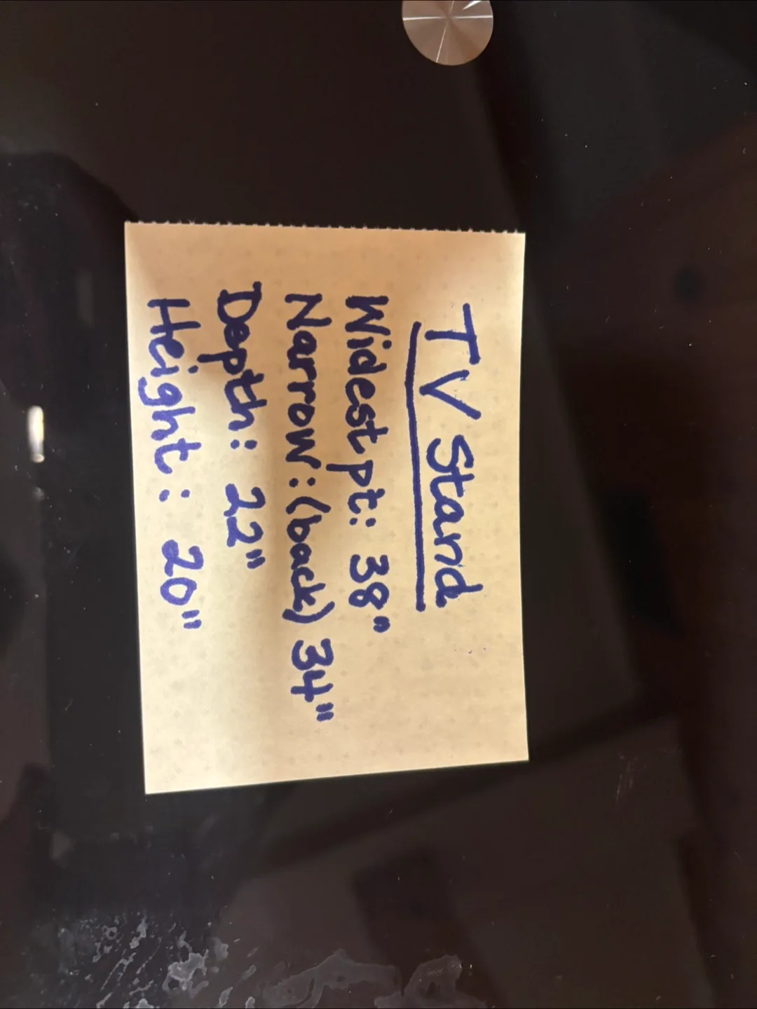 Sleek Modern Glass Black TV Stand image indicator(5)