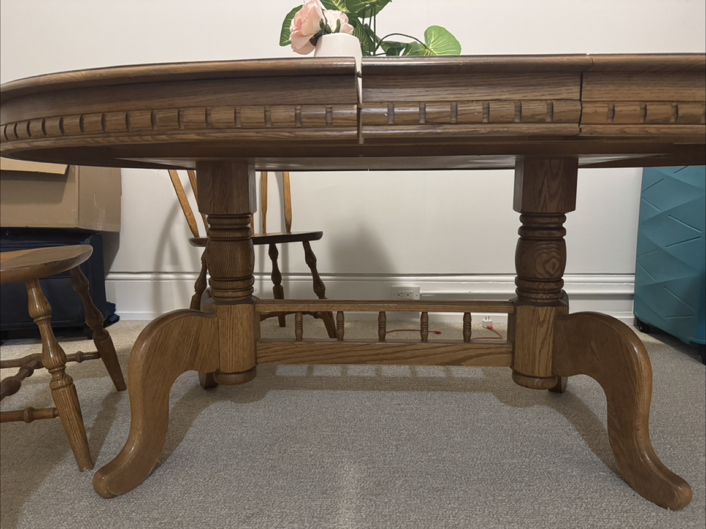 Extedable Dining Set Table With 5 Chairs - photo 3