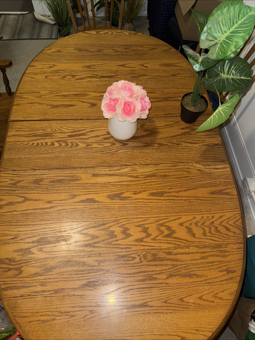 Extedable Dining Set Table With 5 Chairs