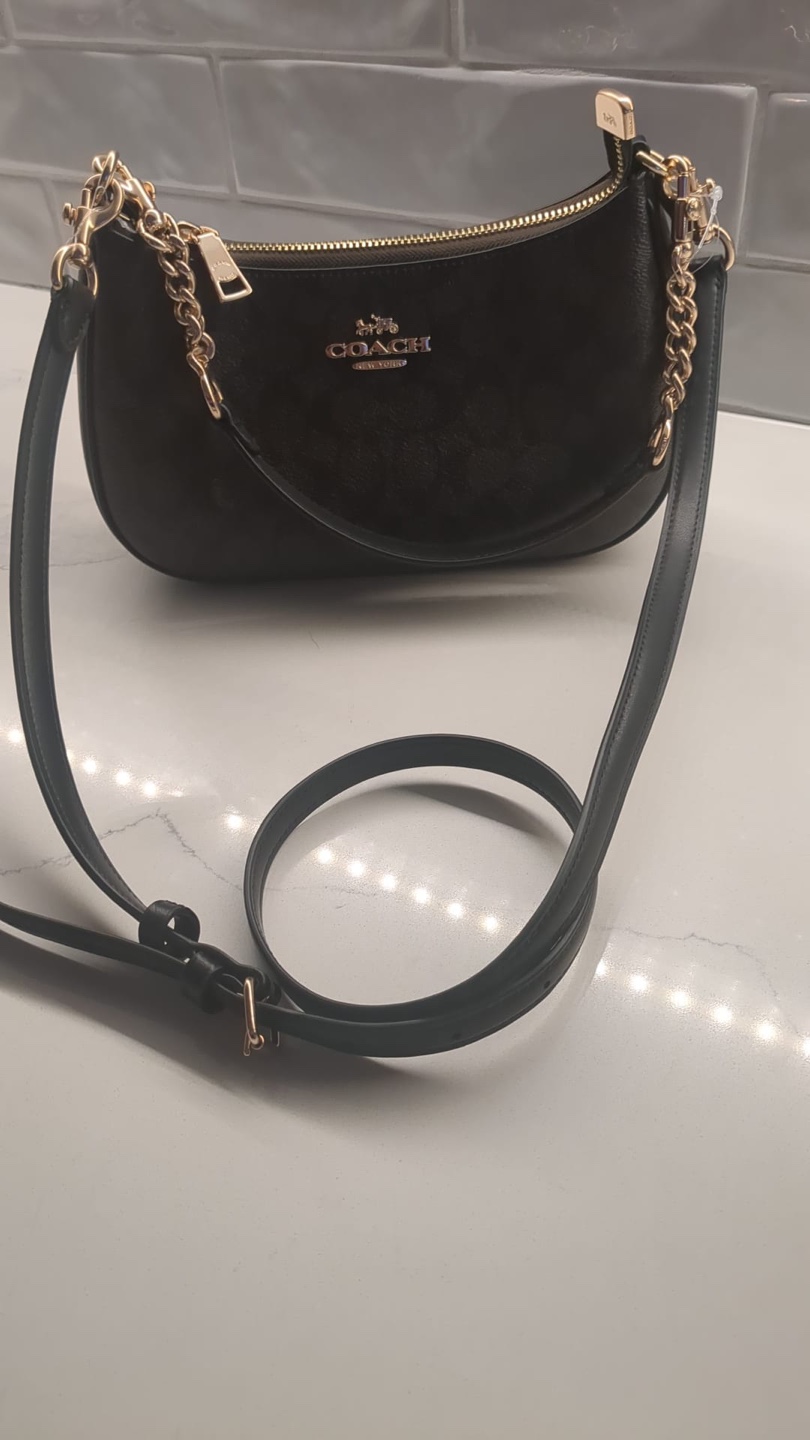 Coach Brown and Black Handbag - photo 4