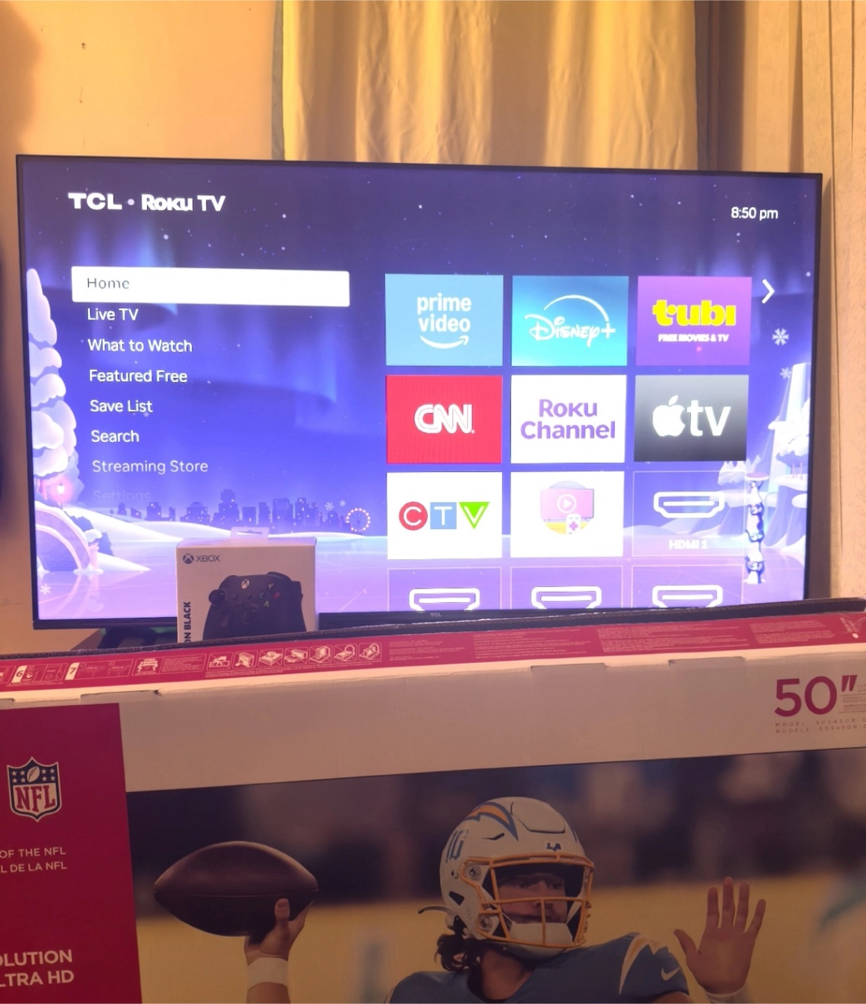 TCL 50 inch 4K Roku TV - photo 2