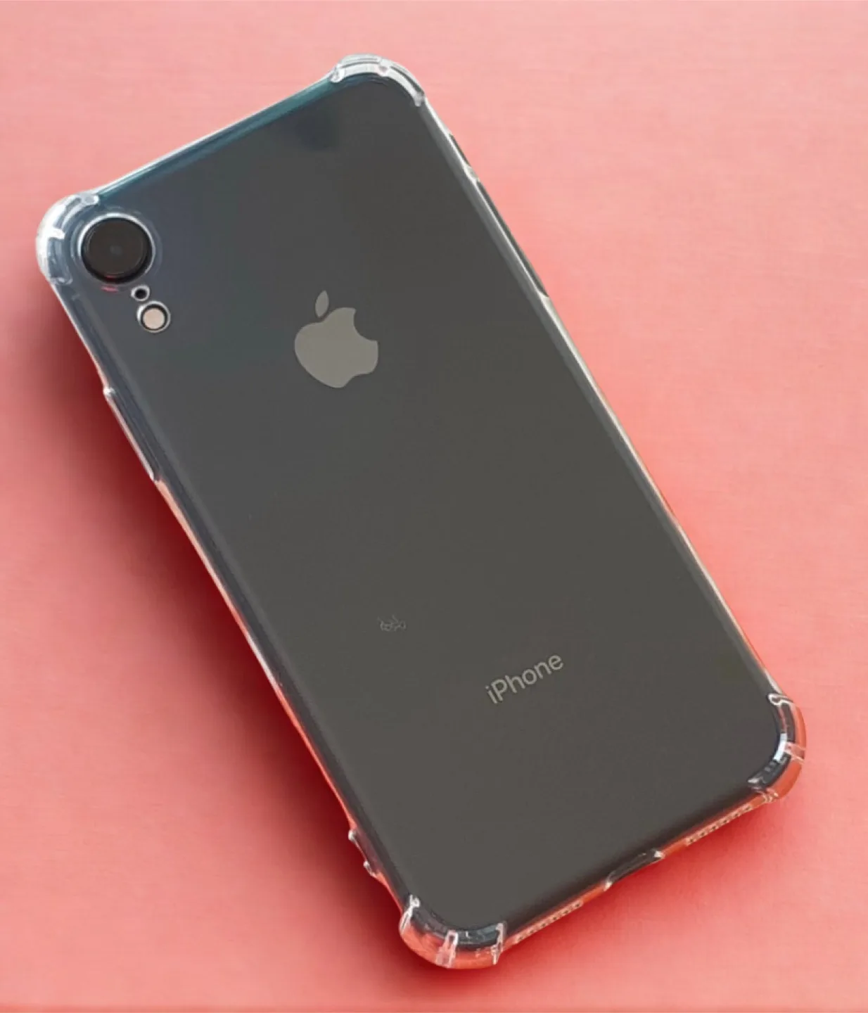 iPhone XR Black 64GB w/Clear Case
