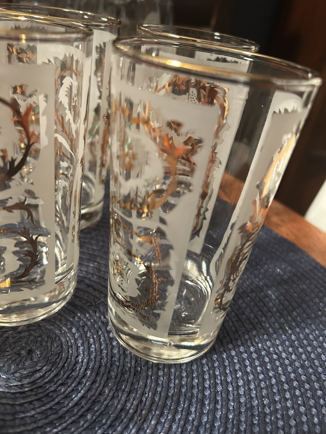 Set of Vintage Drinking Glasses - photo 2