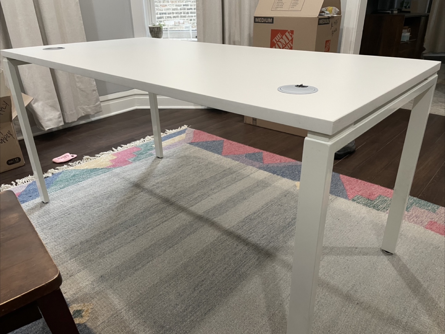 White Work Desk