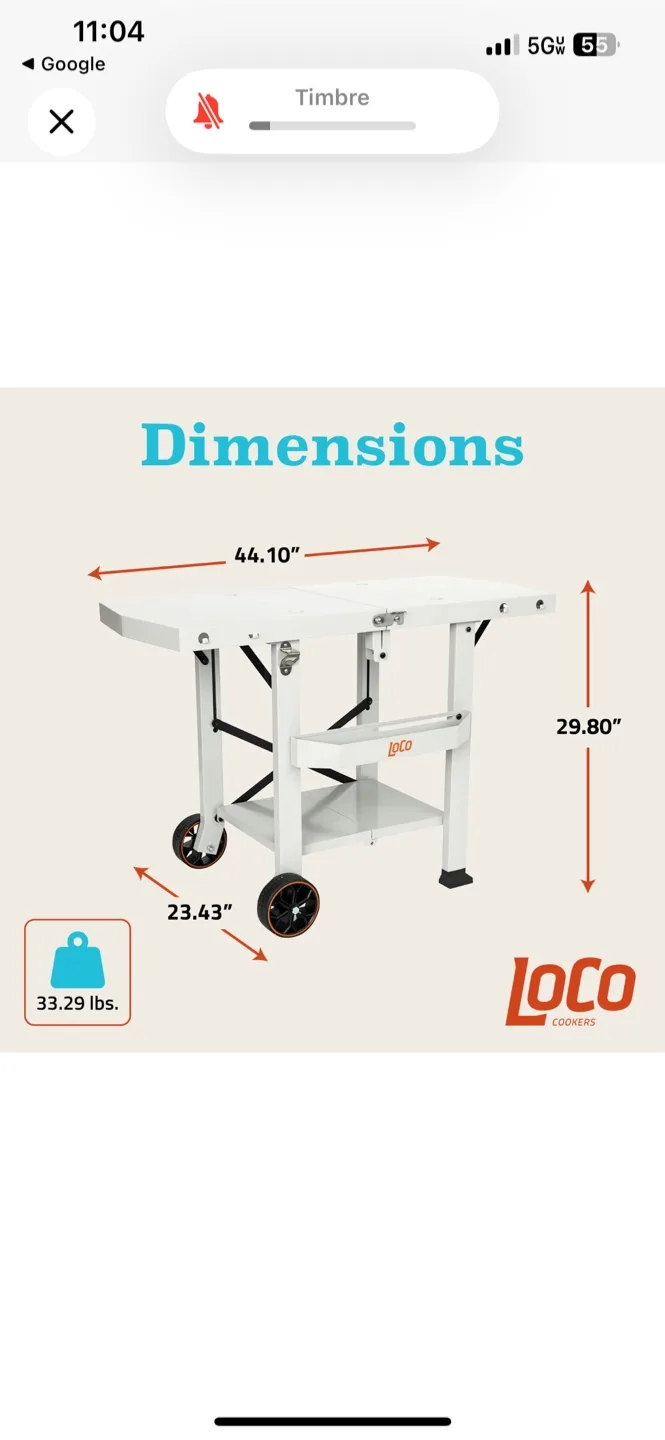 Loco Cookers Prep Cart image indicator(2)