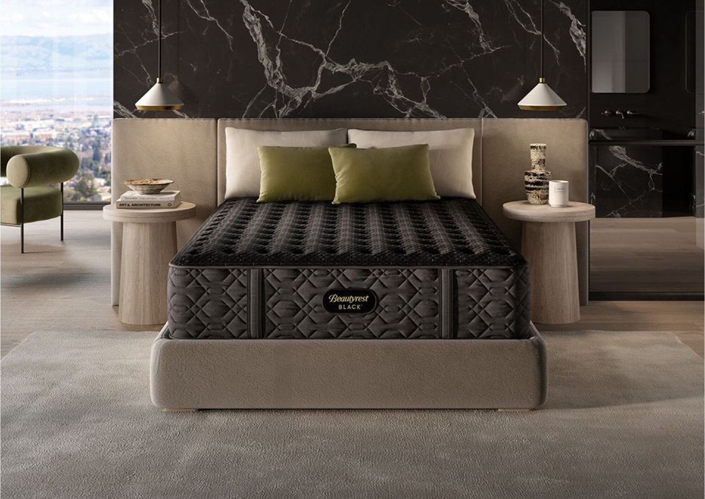 New mattress Beautyrest Black series three firm queen size