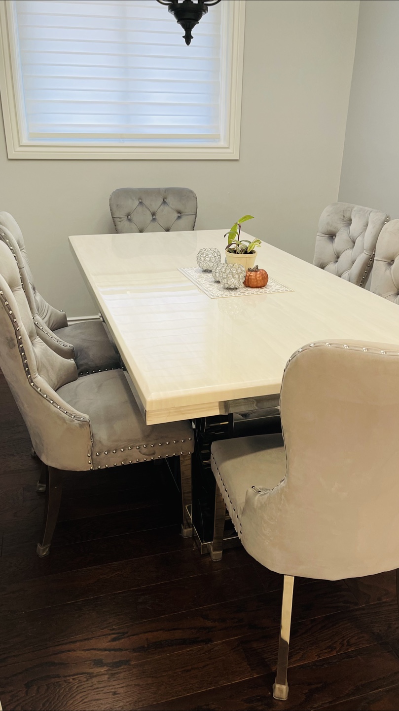 Marble Table sold out ! 6 chairs are available Must go Asap! - photo 5