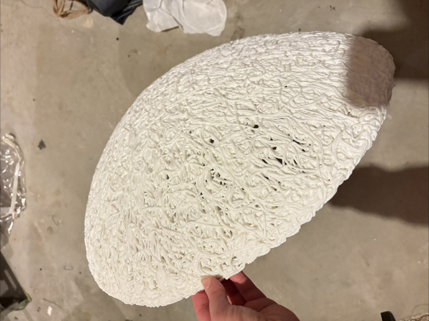 Unique Round White decor plate - photo 2