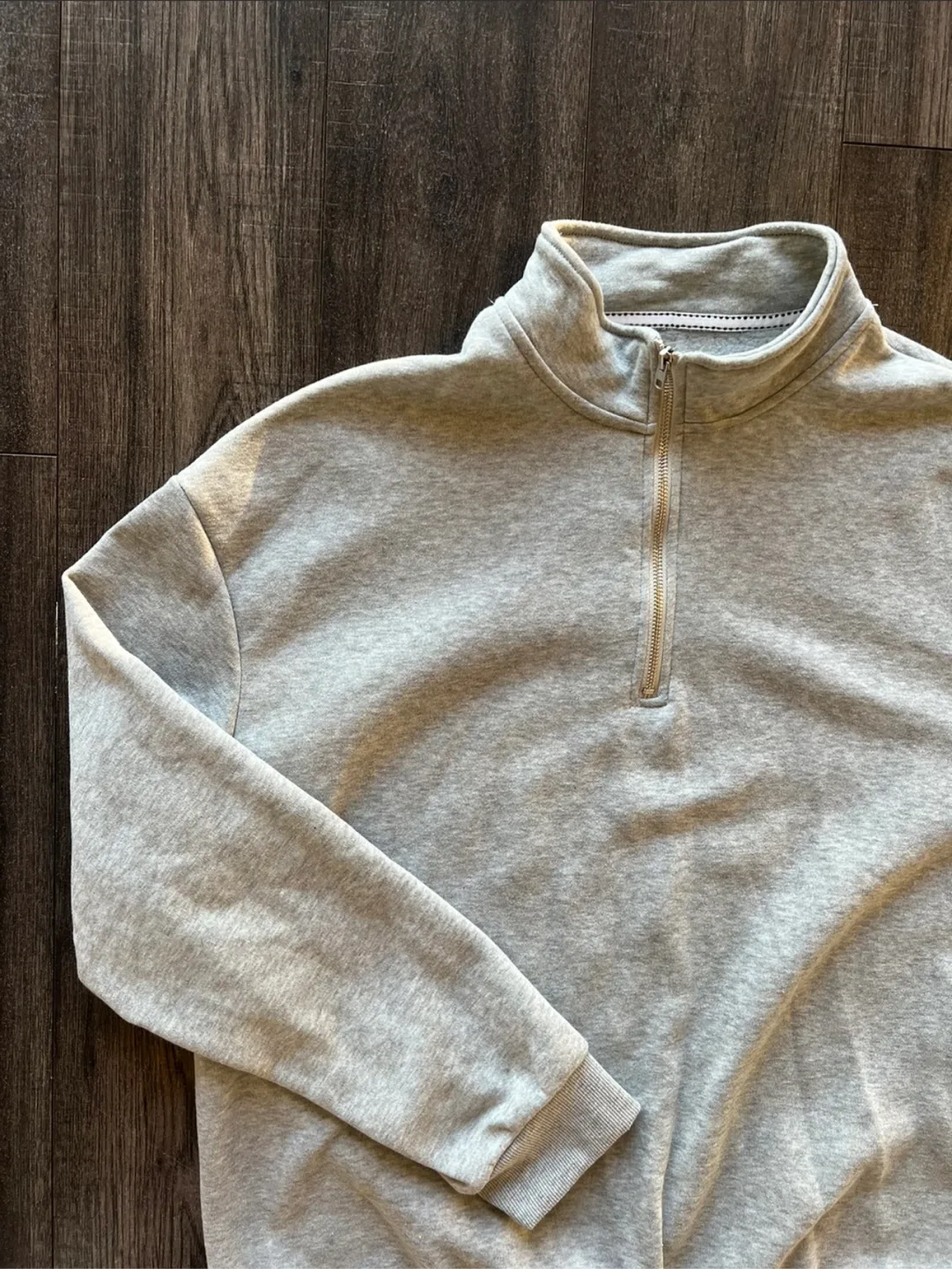 Grey Quarter-Zip Sweatshirt image indicator(2)