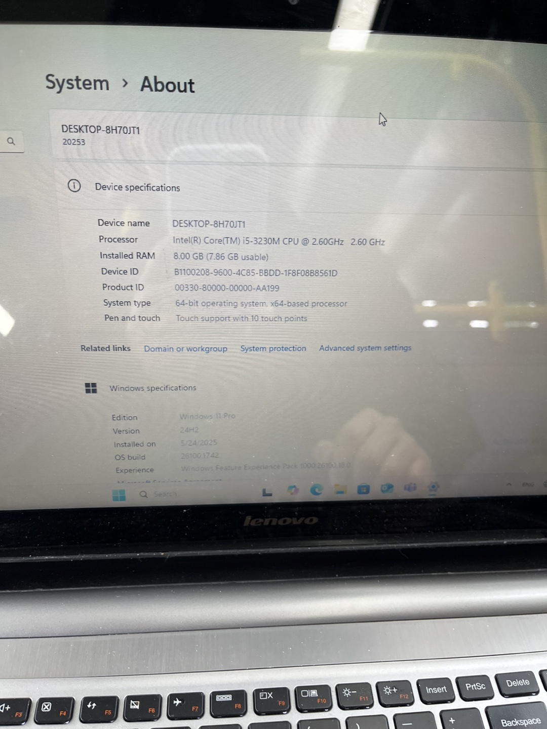 Lenovo Ideapad Touchscreen Laptop PC Computer - photo 2