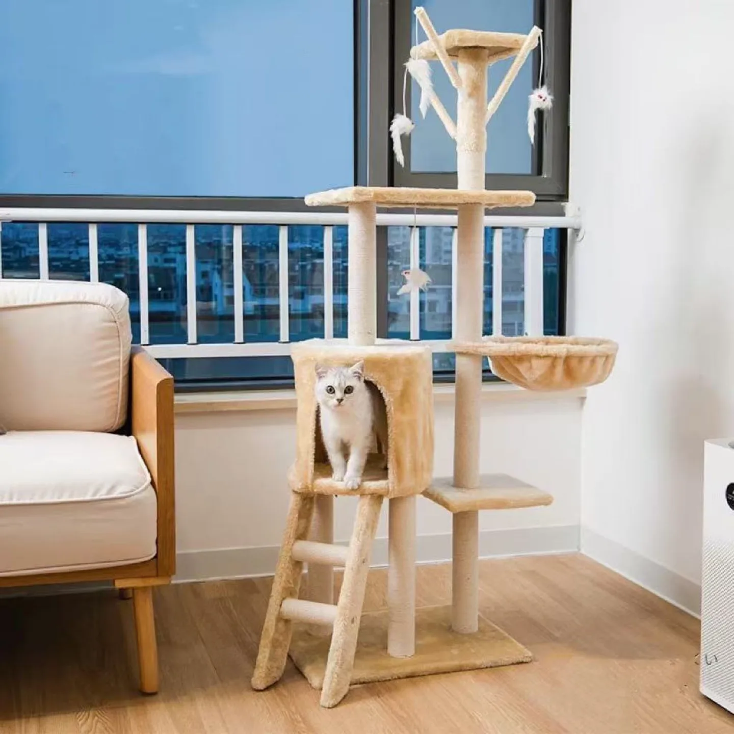 Brand New Cat Tree 49*35*135cm image indicator(5)
