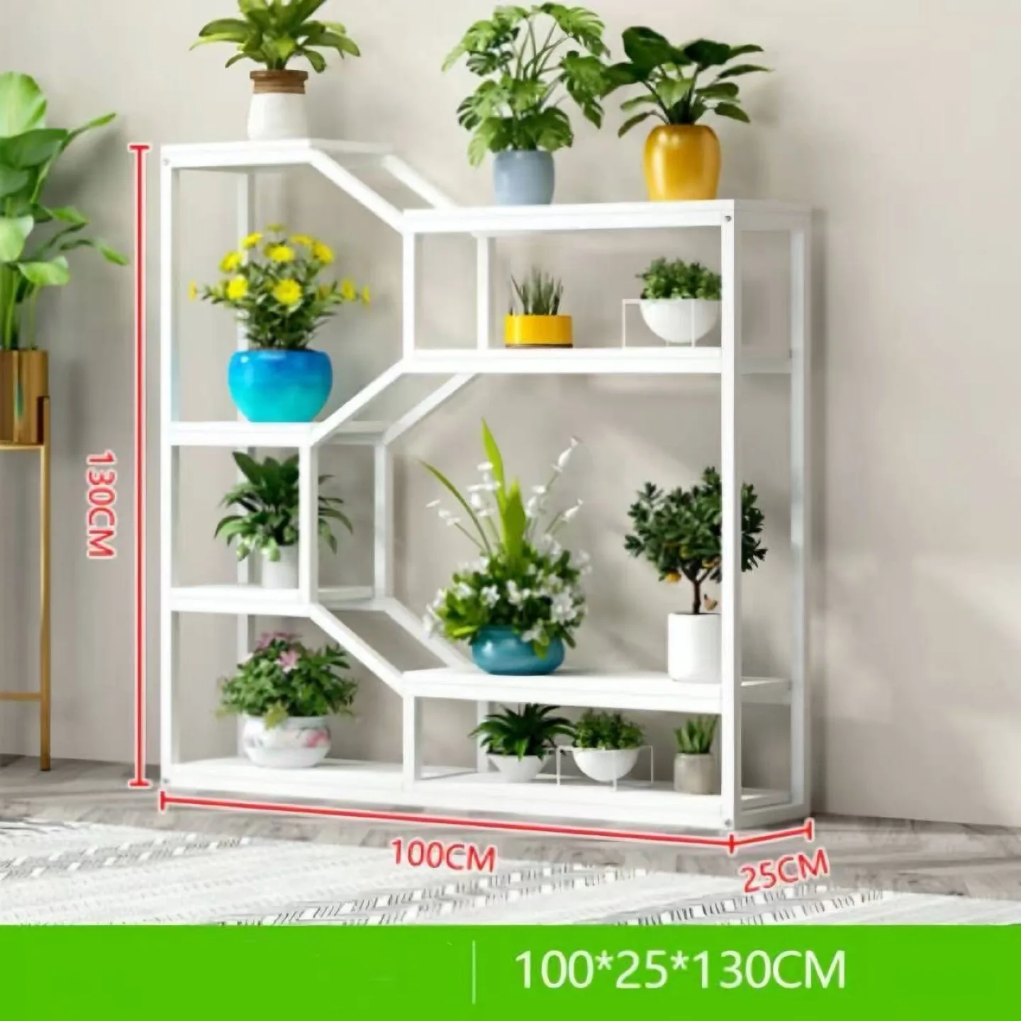 Brand New Metal Flower Stand White thumbnail