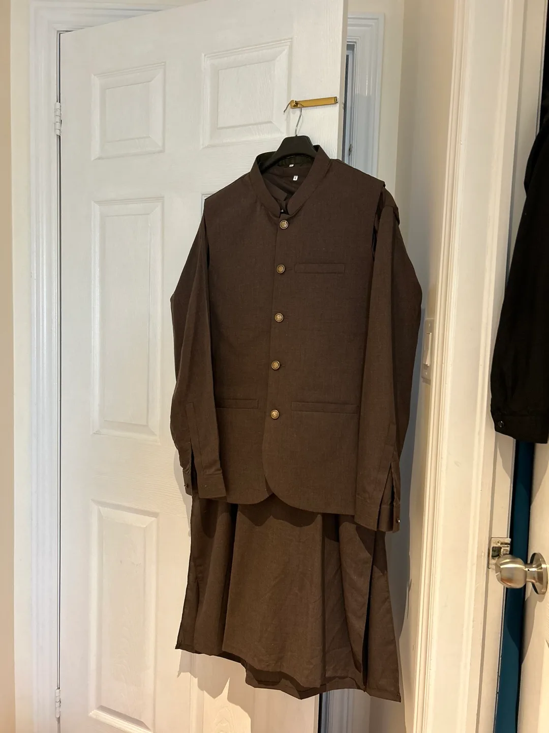 3 pc Men Brown Suit Set large size image indicator(3)