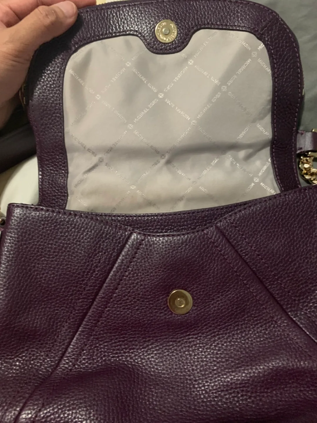 Michael Kors Purple Crossbody Bag image indicator(2)