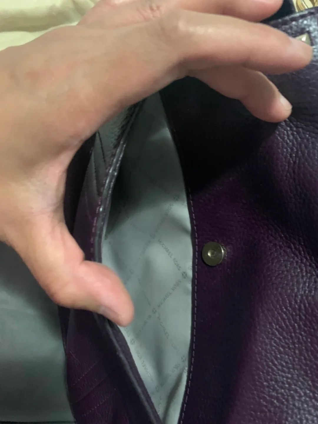 Michael Kors Purple Crossbody Bag image indicator(7)