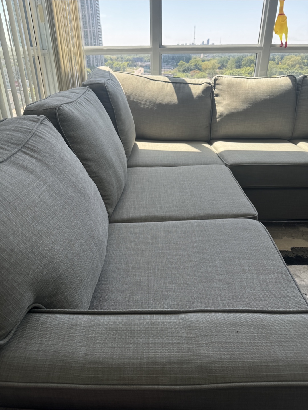 Grey Sectional Sofa- move out sale - photo 4