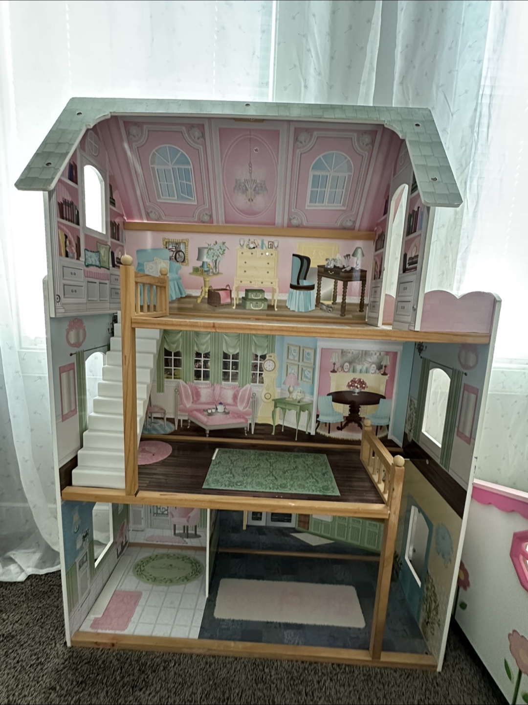 KidKraft toddler bed and doll house - photo 5