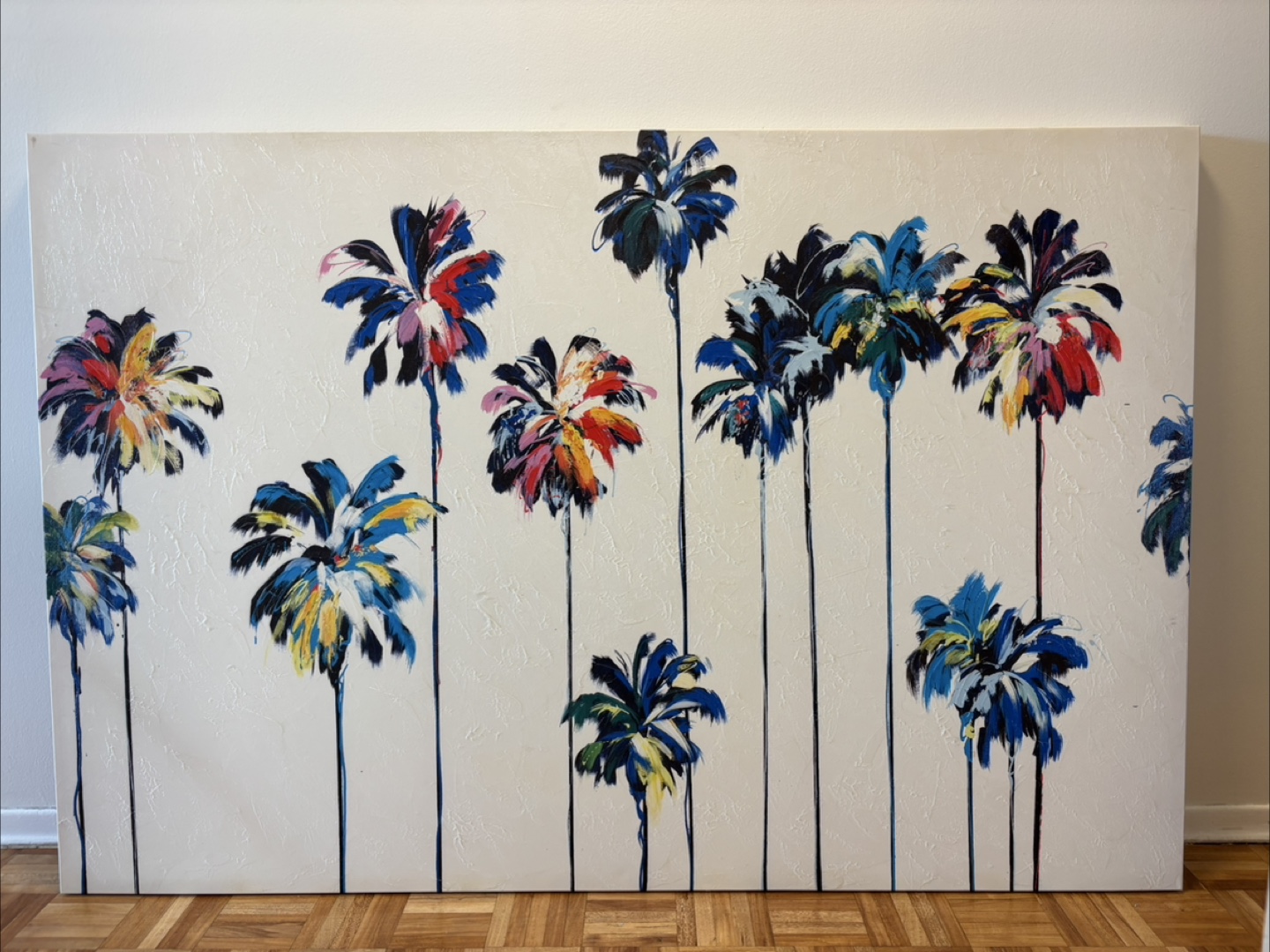 Palm Tree Painting on Canvas