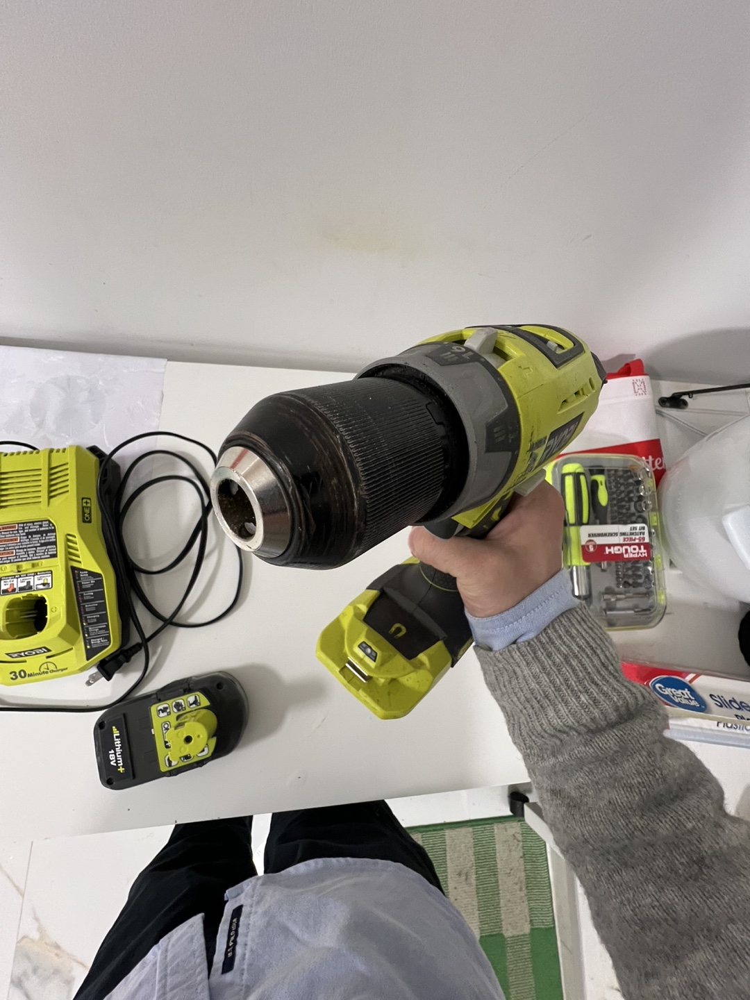 Ryobi Drill and Charger - photo 2