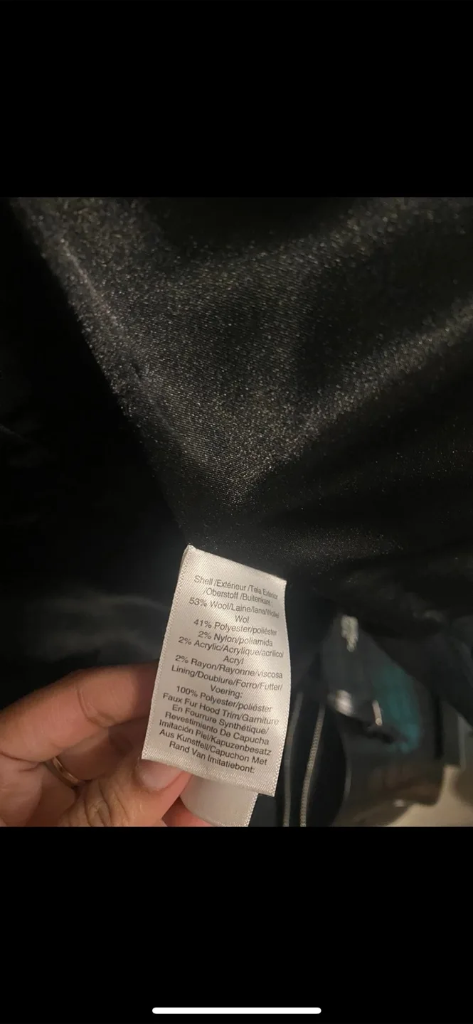 DKNY Black Winter Coat image indicator(4)
