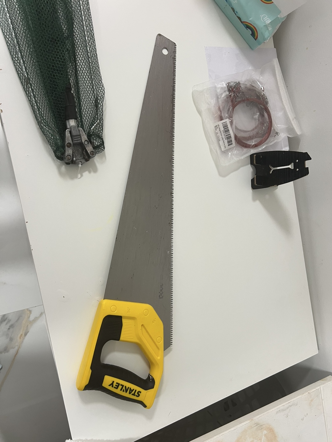 Stanley Saw, Fishing Net and Accessories