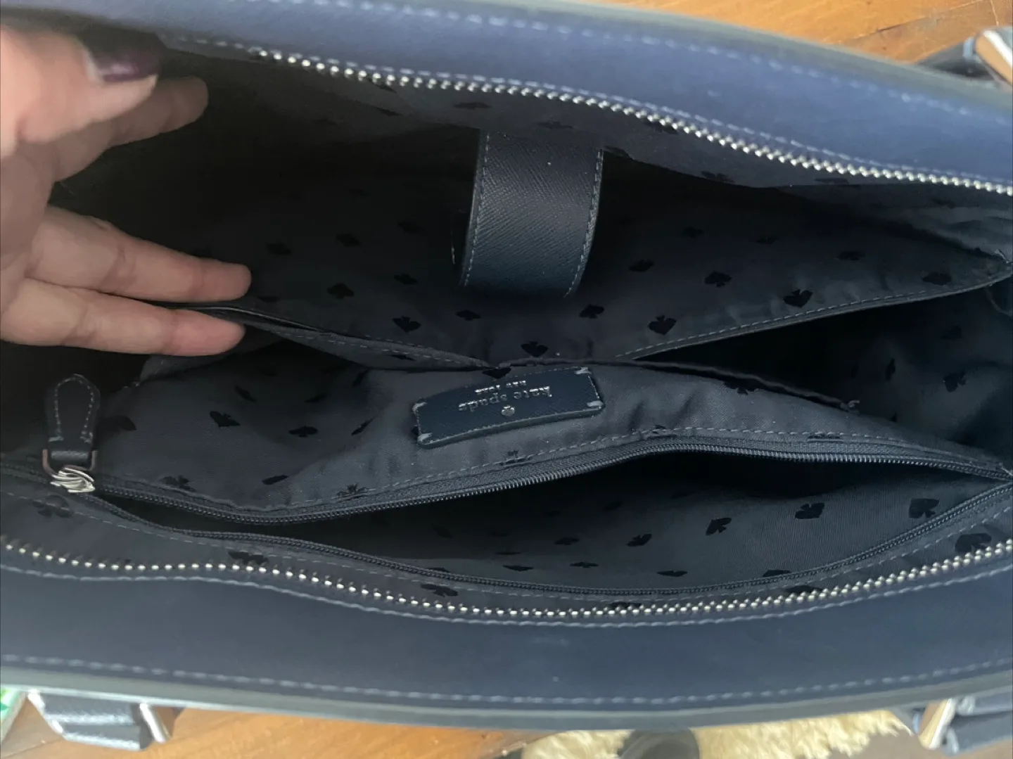 Kate Spade Navy Tote Bag image indicator(5)