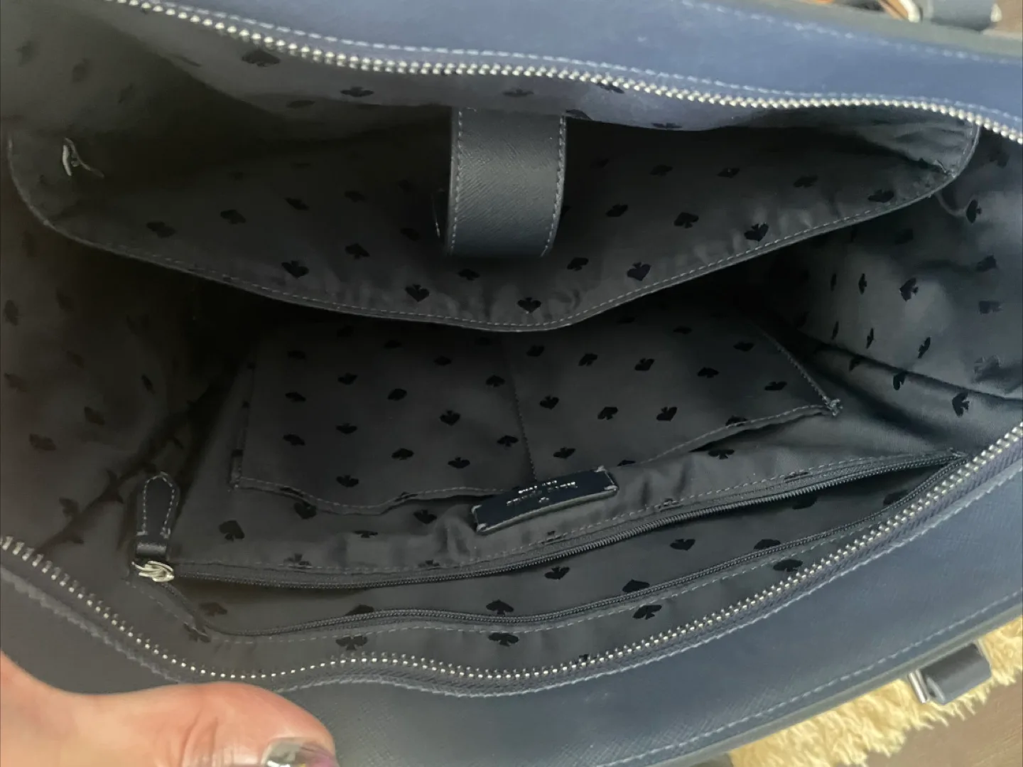 Kate Spade Navy Tote Bag image indicator(6)