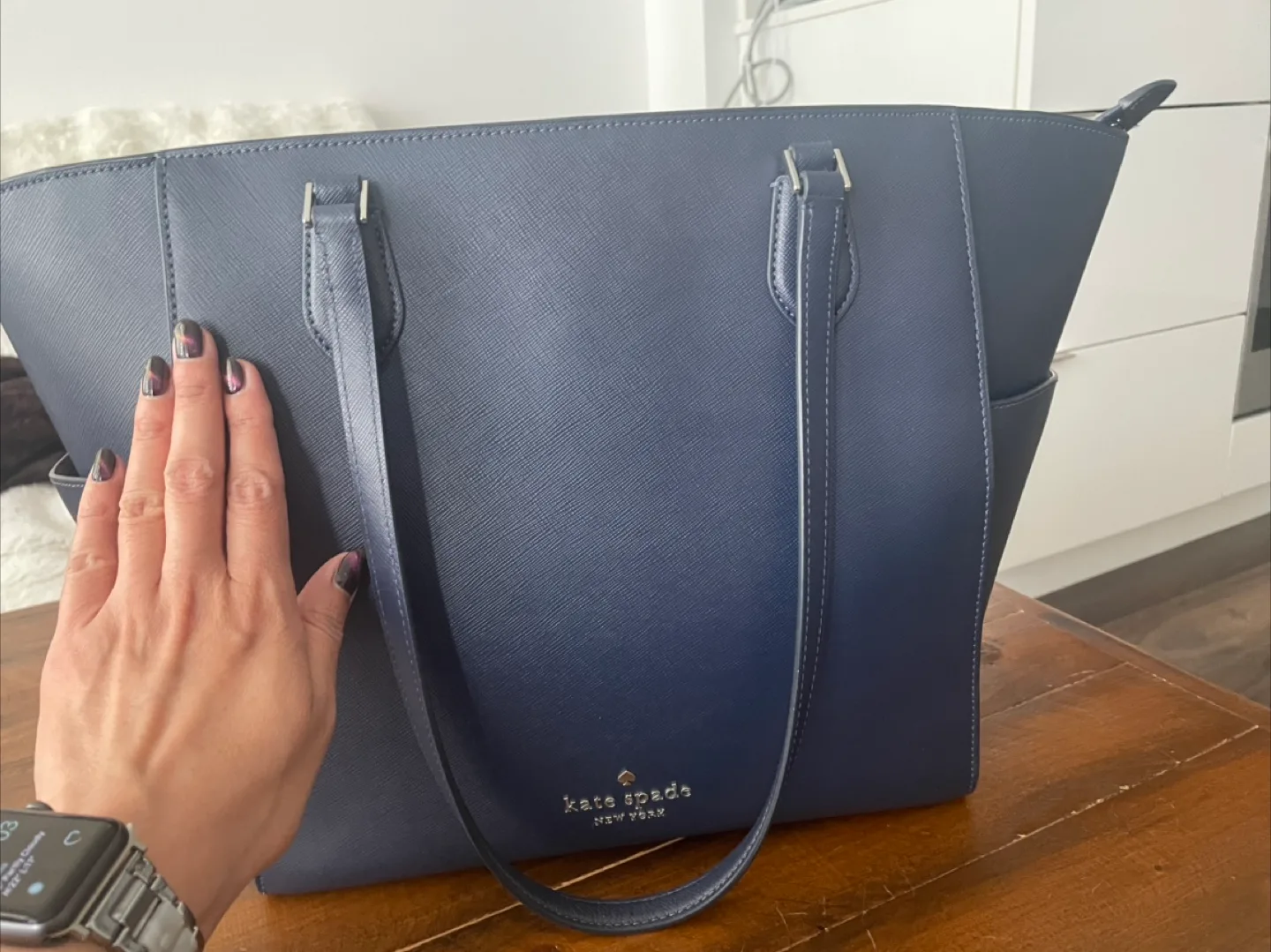 Kate Spade Navy Tote Bag image indicator(7)